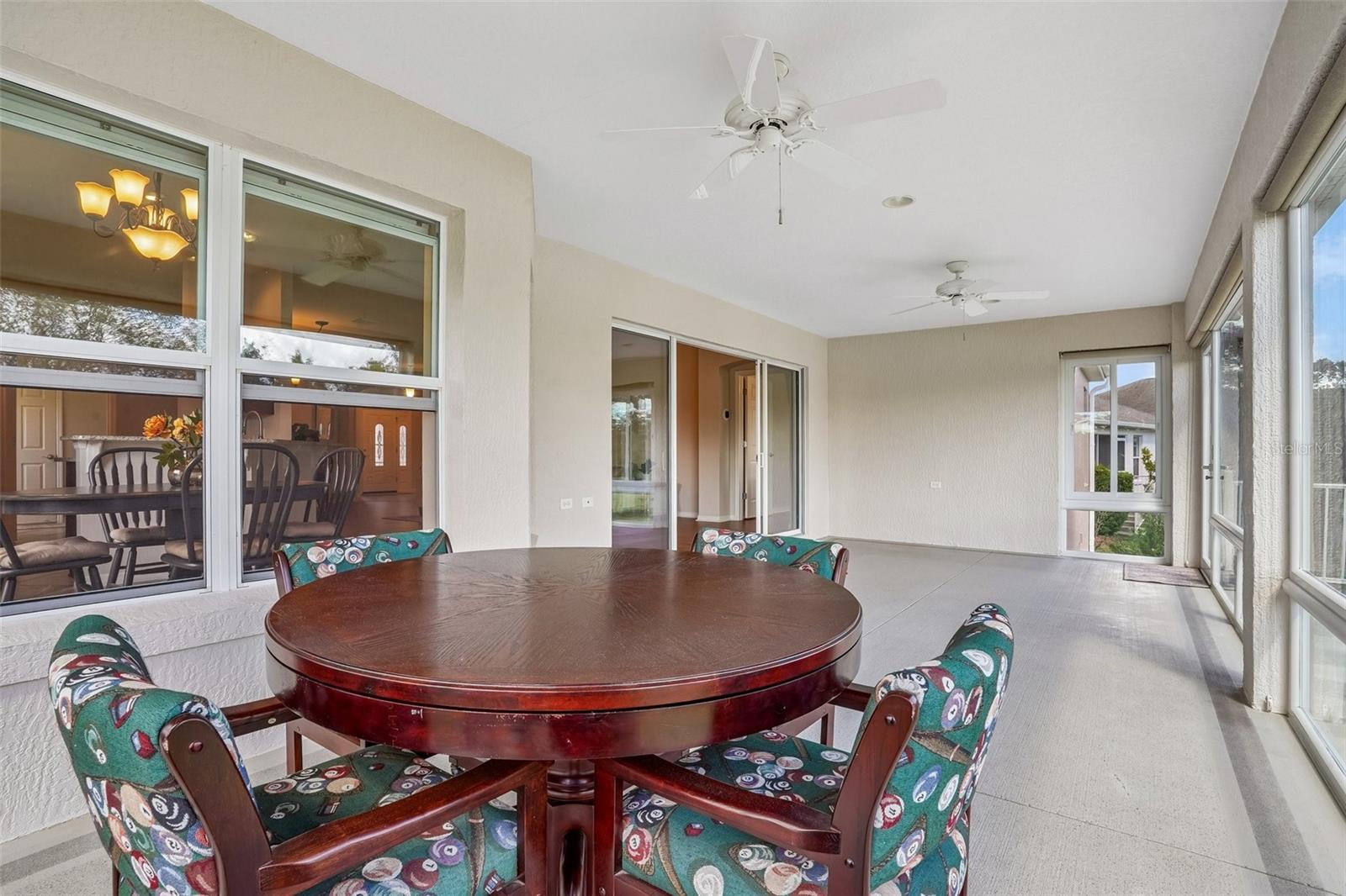 Enclosed Lanai with Water View