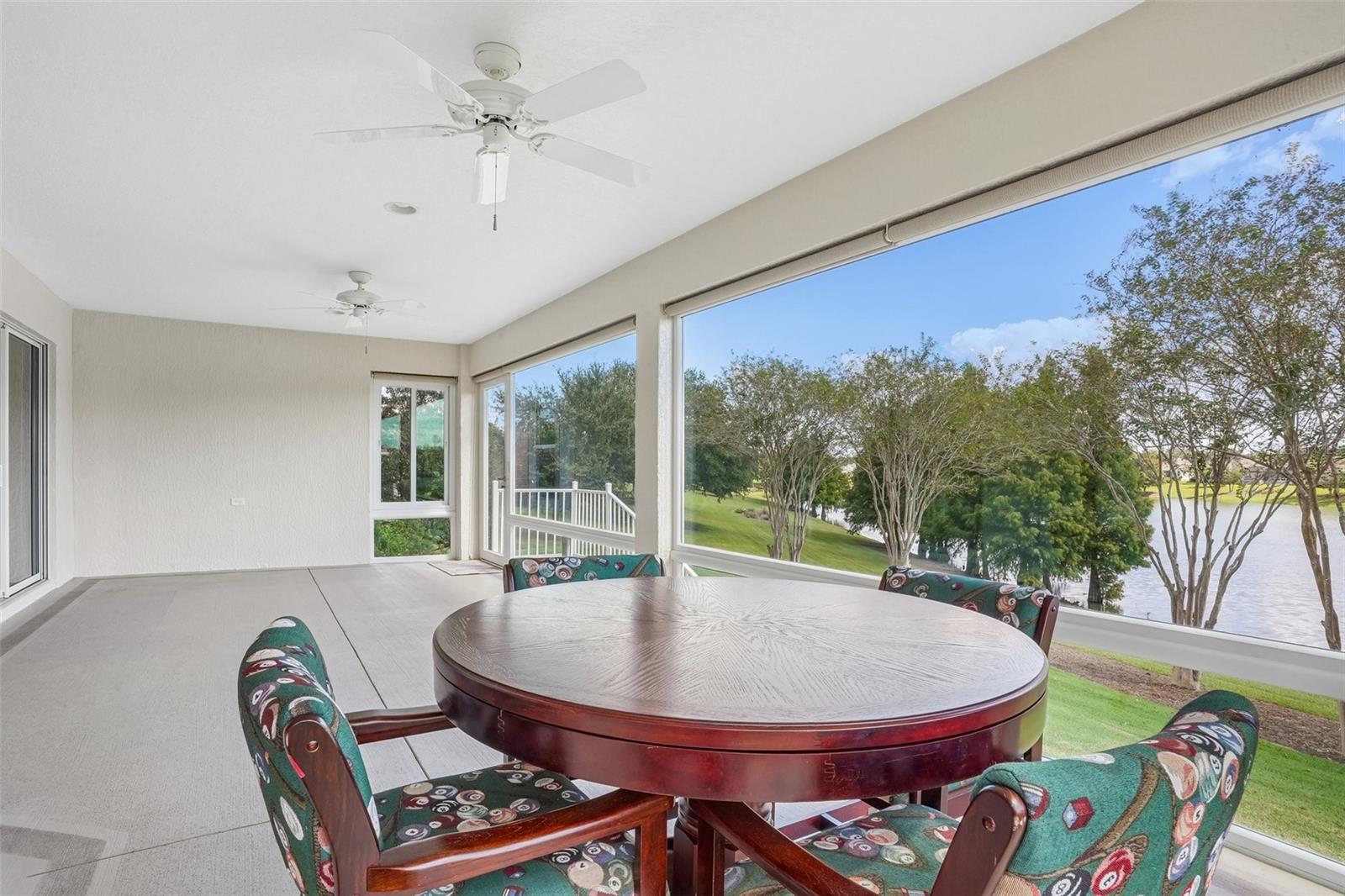 Enclosed Lanai with Water View