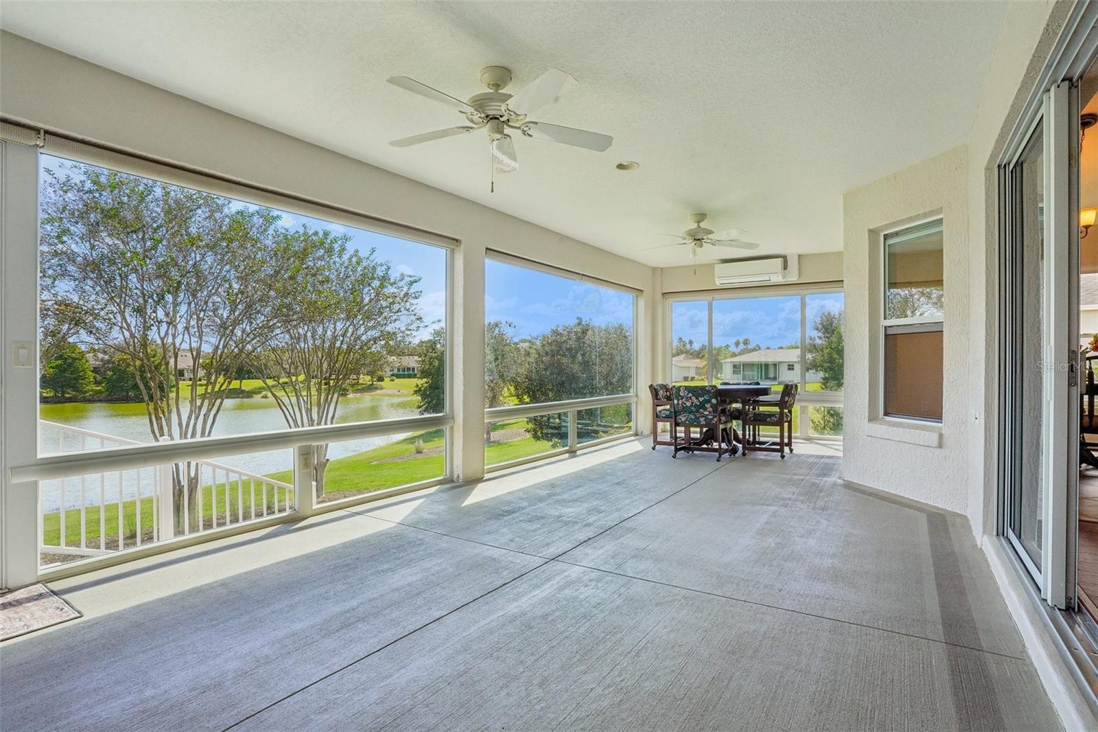 Enclosed Lanai with Water View