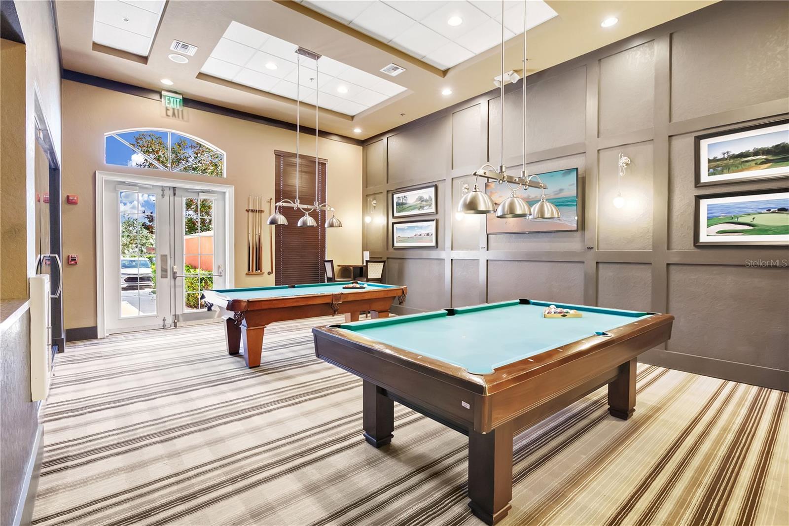 Community Pool Table area