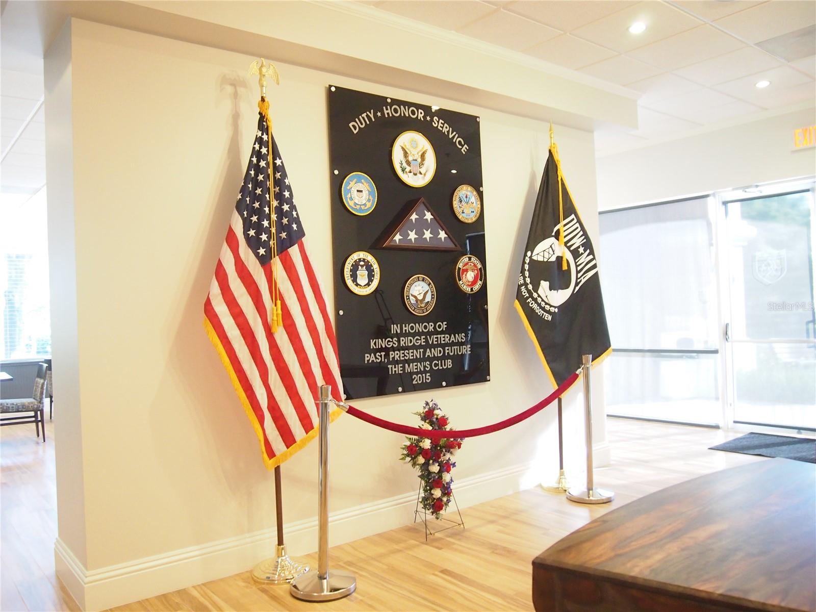 Tribute to veterans