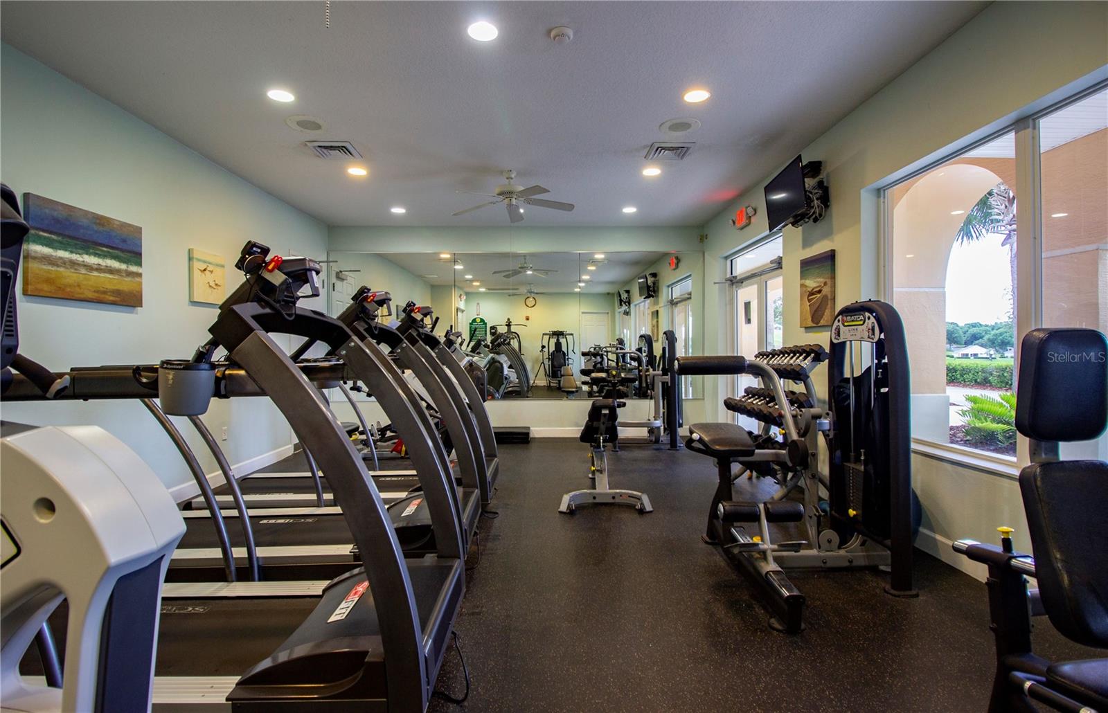 North Spa workout area