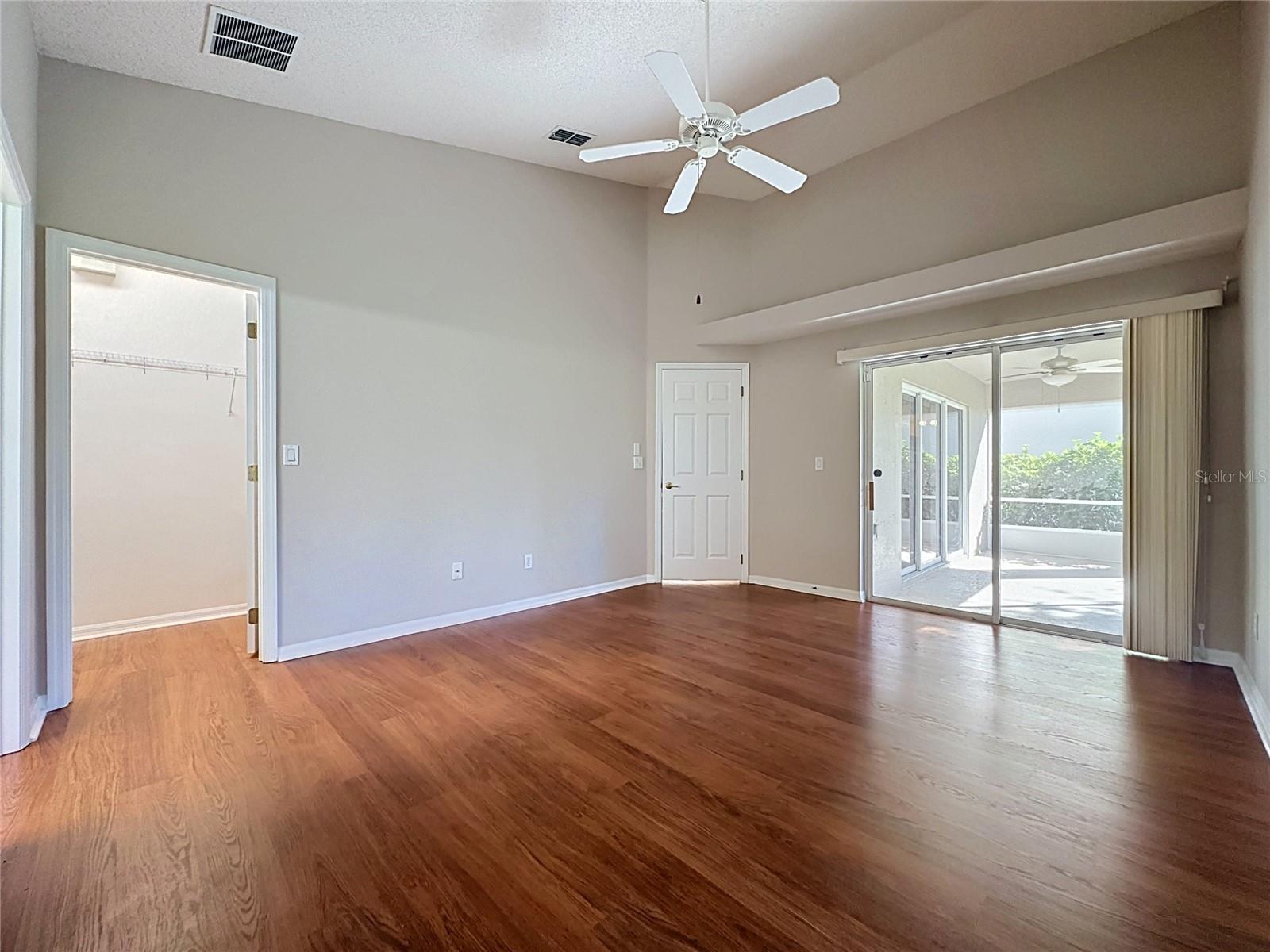 Primary Bedroom with walk in closet