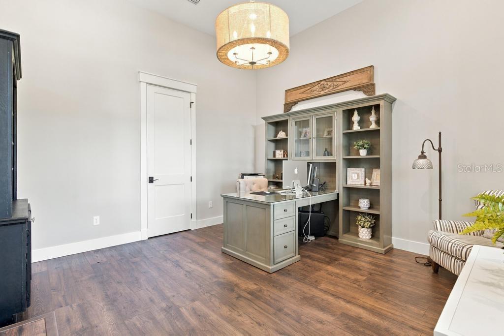 Office/Den features a walk-in closet