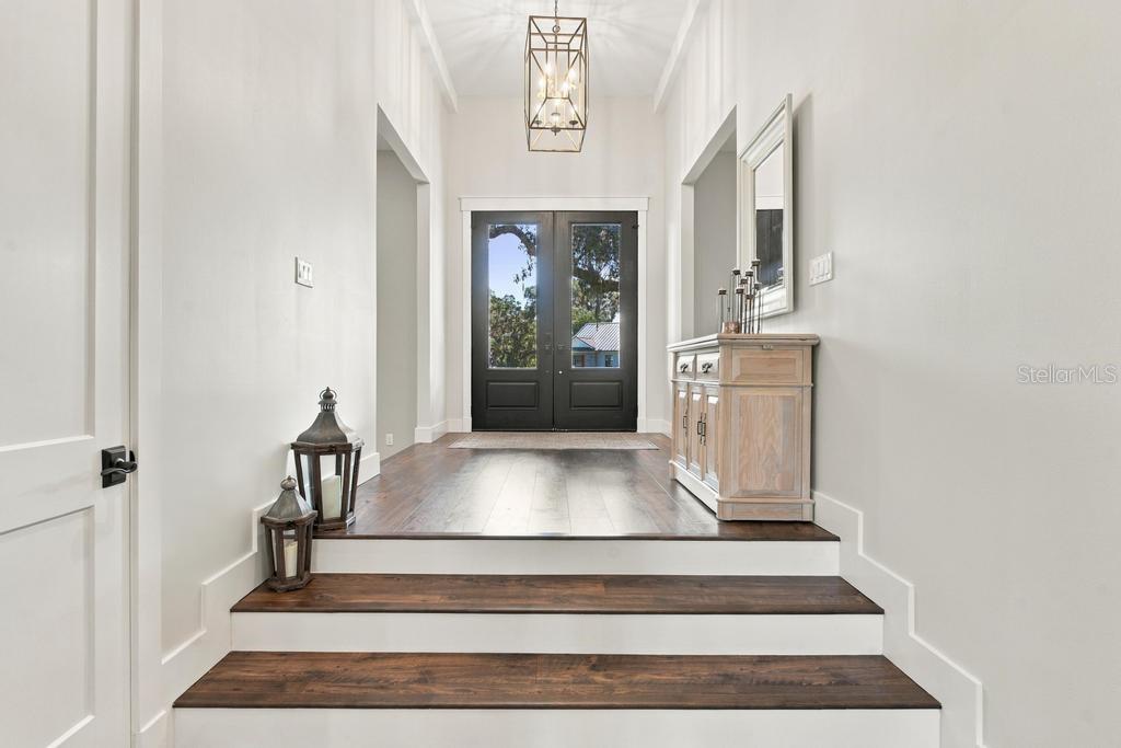 Unique in design ... you will love the raised entry.