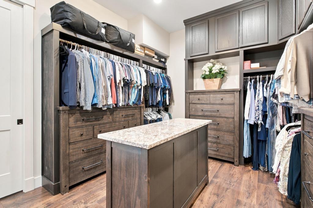 Closet access from primary bath