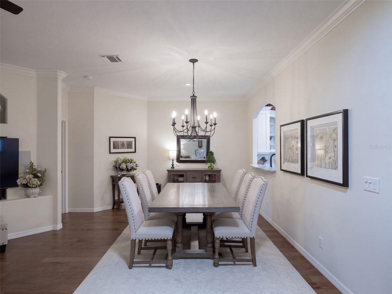 Formal Dining with pass-through