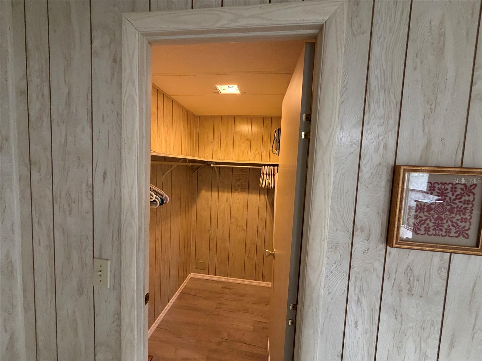 2ND Bedroom 3 -  Deep 4'x7' Walk-In Closet