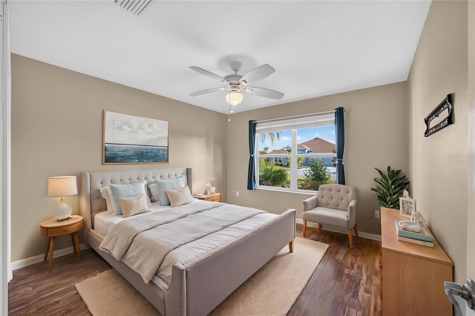 Virtually Staged Bedroom 2 (Front)