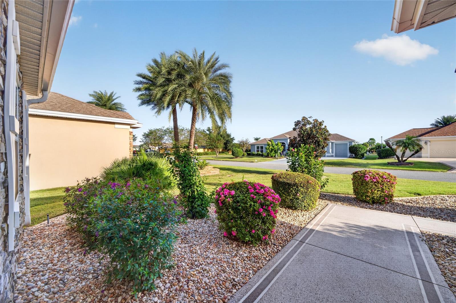 Gorgeous landscaping around the home
