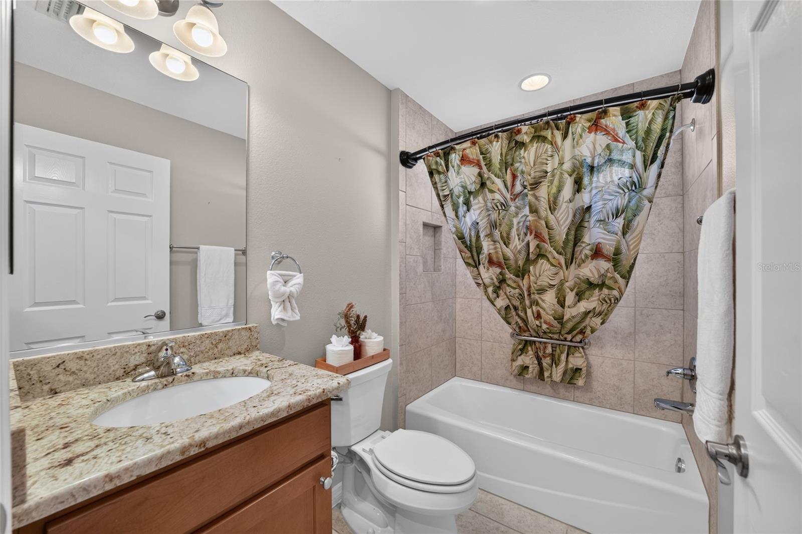 Bathroom 2 with Granite Topped Vanity