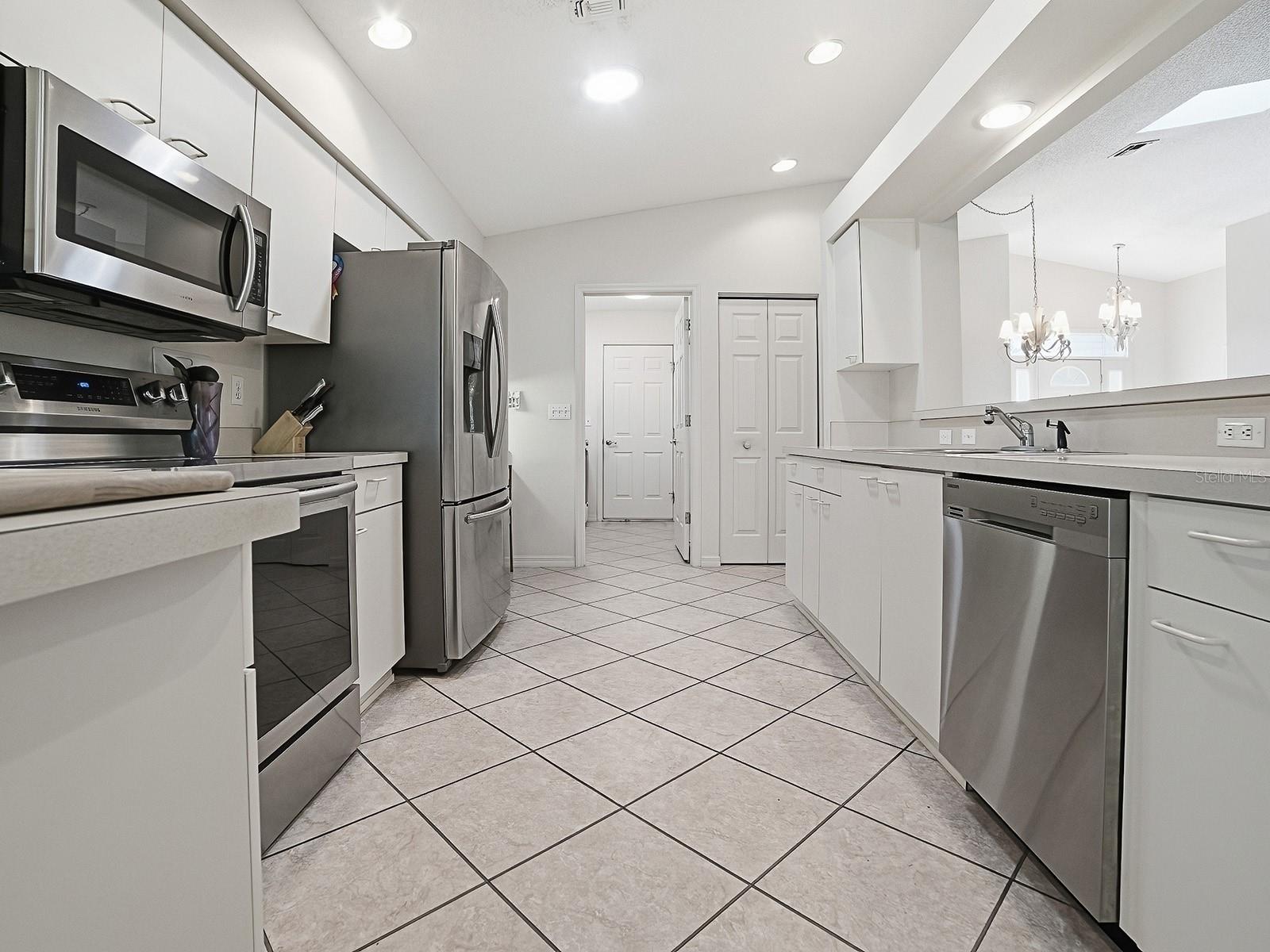 VIEW TO INDOOR LAUNDRY