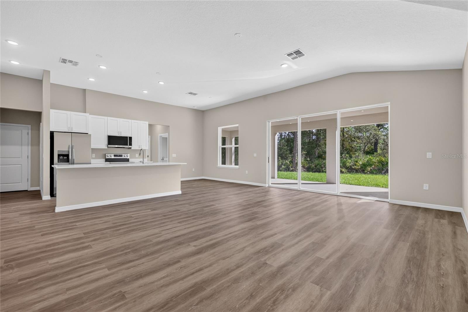 Open floor plan