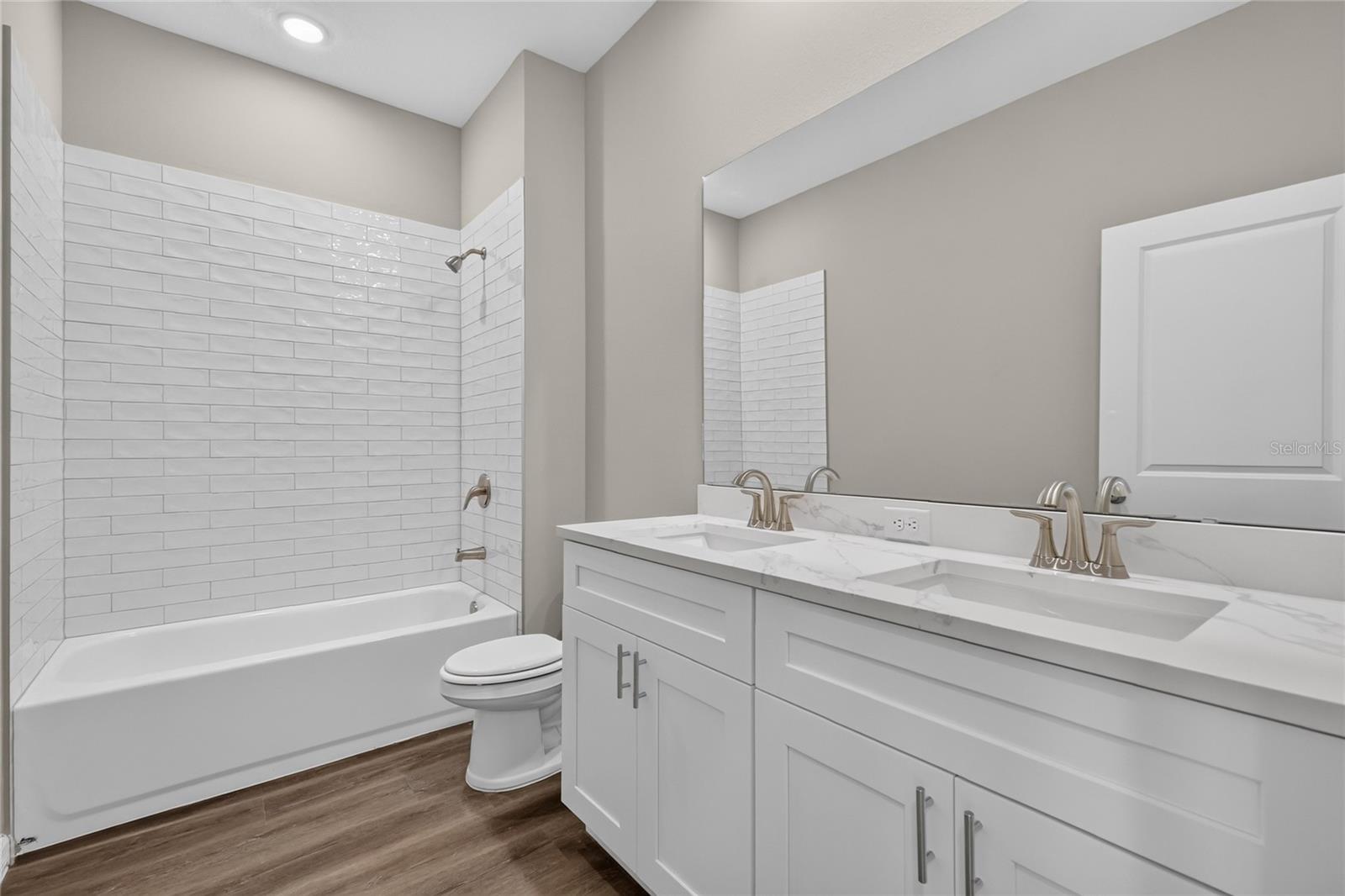 2nd bathroom with double vanities