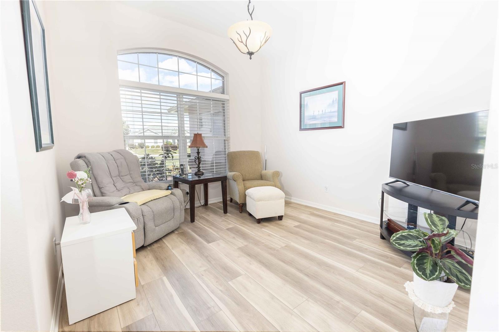Office space can be used as a den/tv room