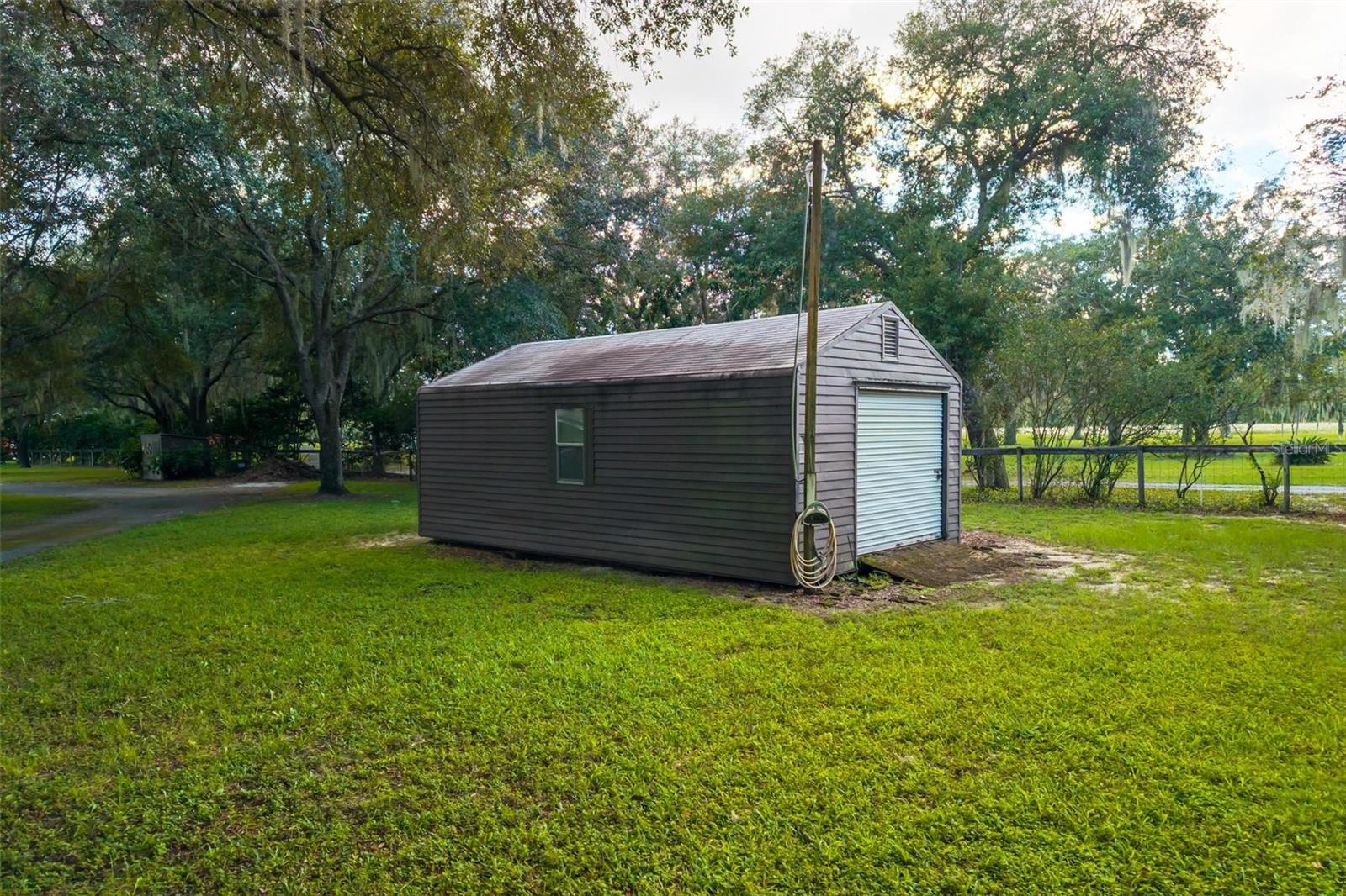 SHED FOR STORAGE