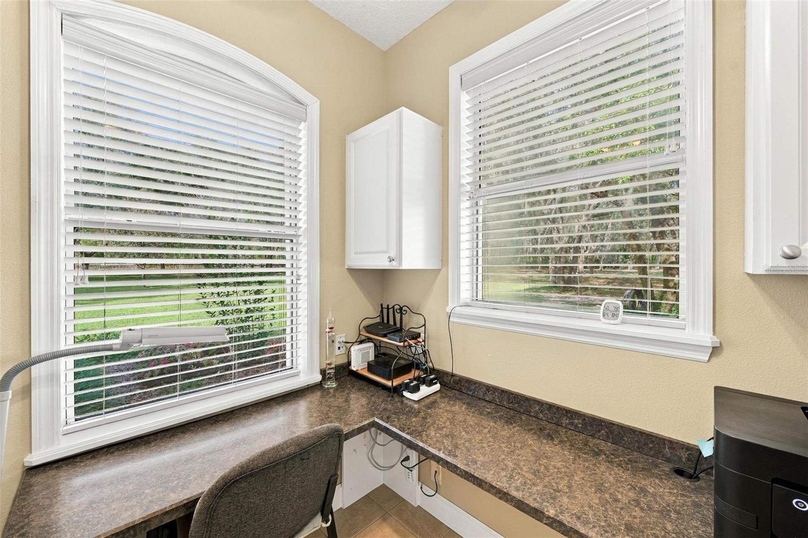 OFFICE WITH LARGE WINDOWS