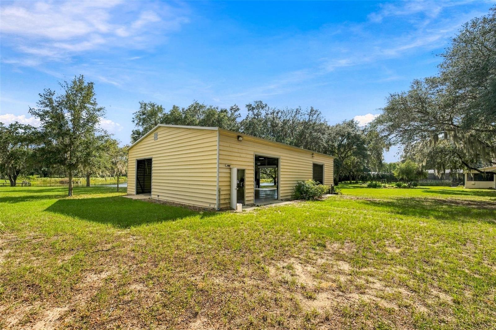 ANOTHER VIEW OF 40 X 60 METAL BUILDING