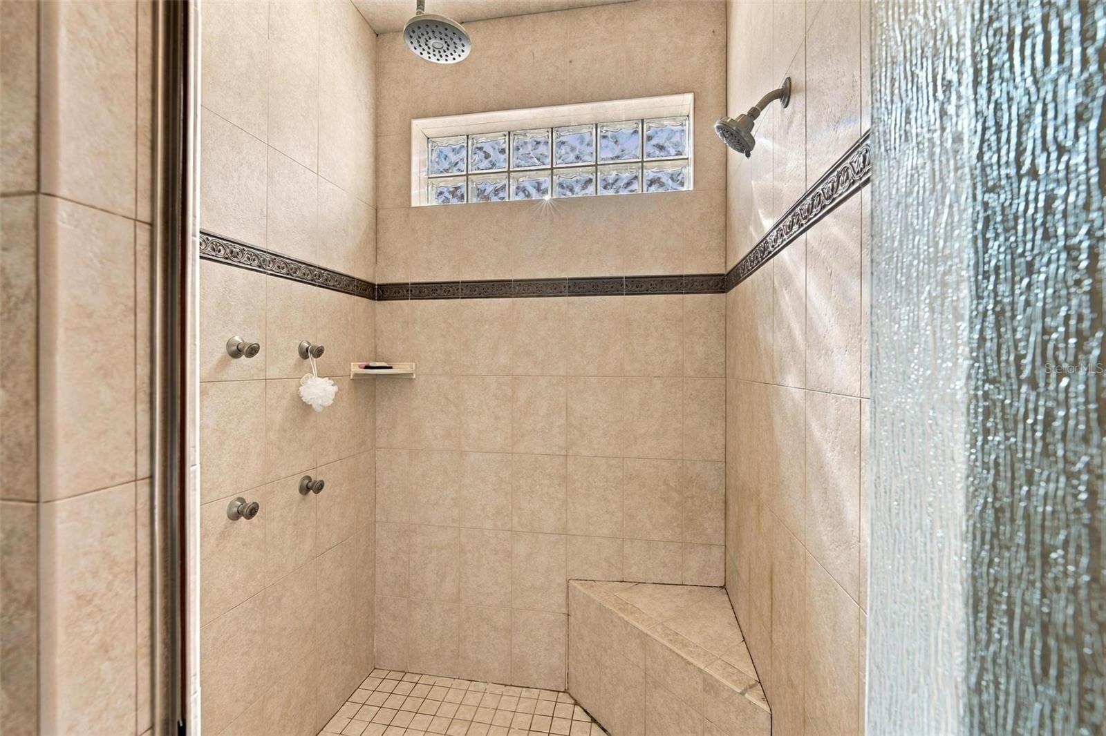 PRIMARY SUITE WALK IN SHOWER