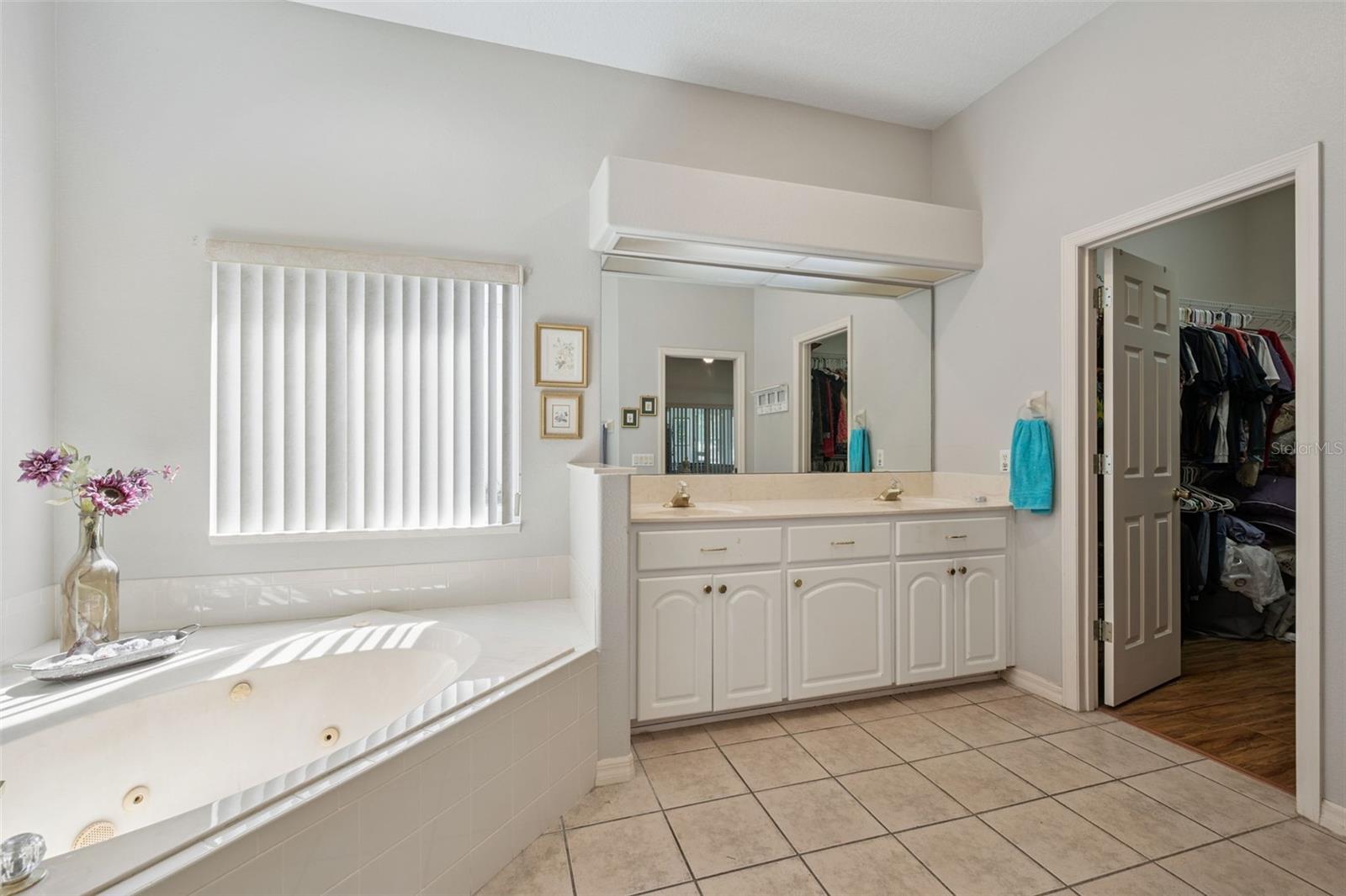 Primary Bath with jetted tub