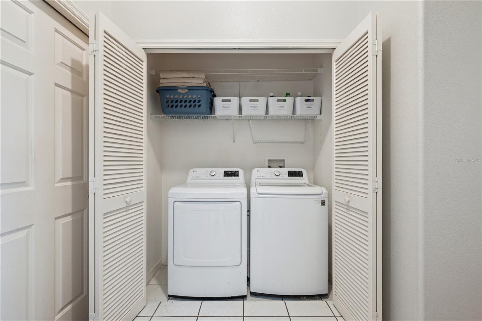 Interior Laundry Closet