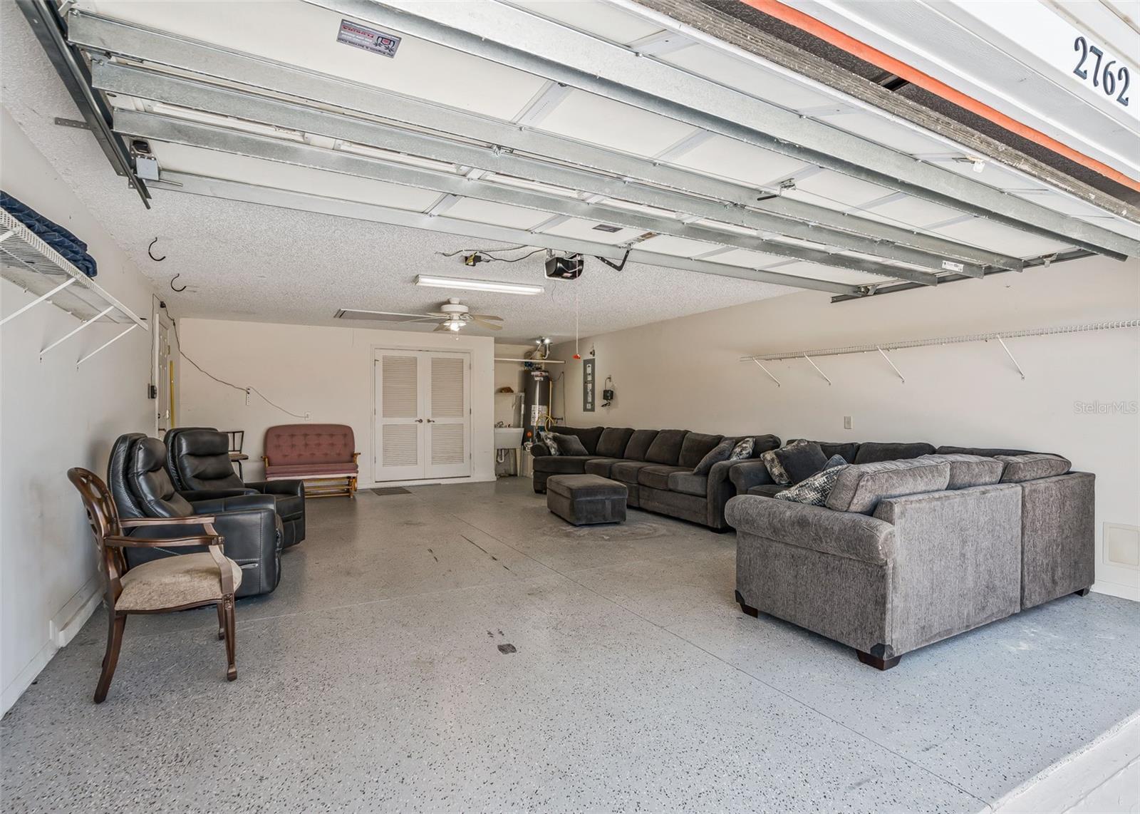 EXTENDED 2 Car Garage w/ Epoxy Flooring. 20'x29'