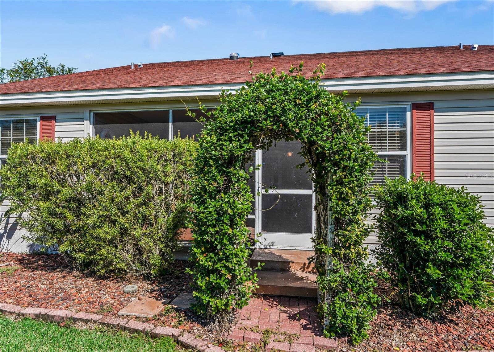Decorative Rear Landscaping.