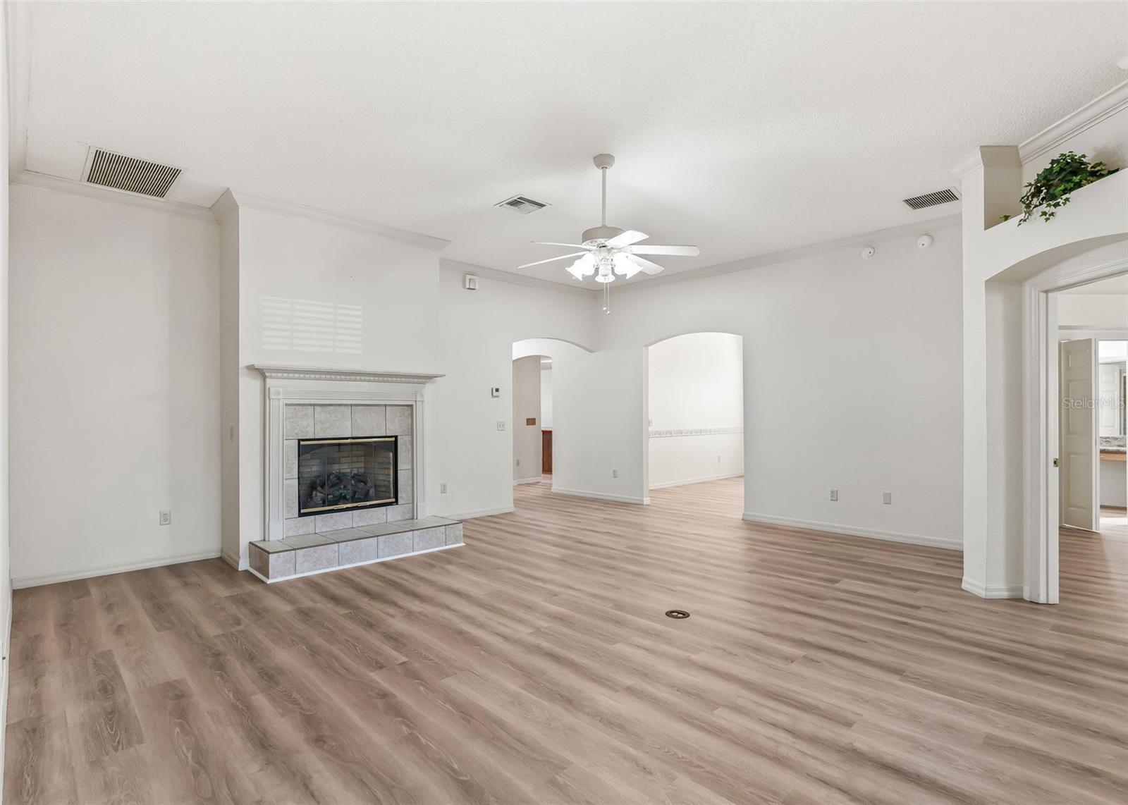 Crown Molding Throughout.