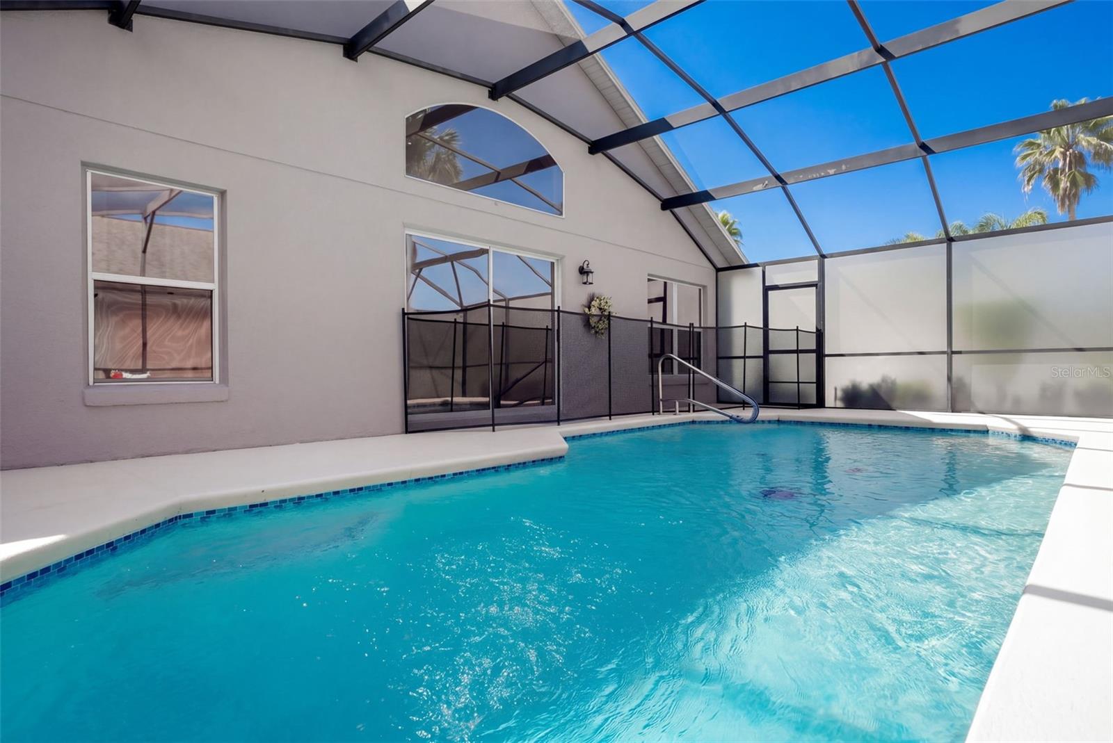 Private Pool on Corner Lot & Privacy Screening