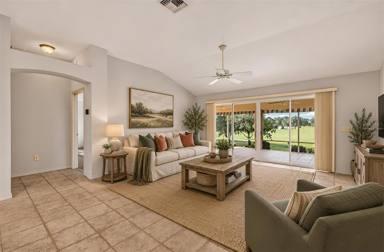 Living Room-Virtually Staged