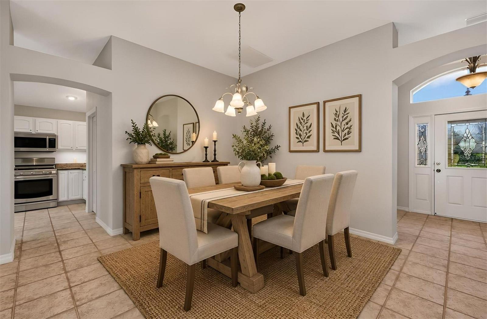 Dining Room-Virtually Staged
