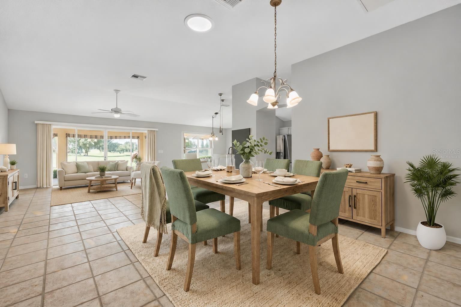 Living and Dining Rooms-Virtually Staged