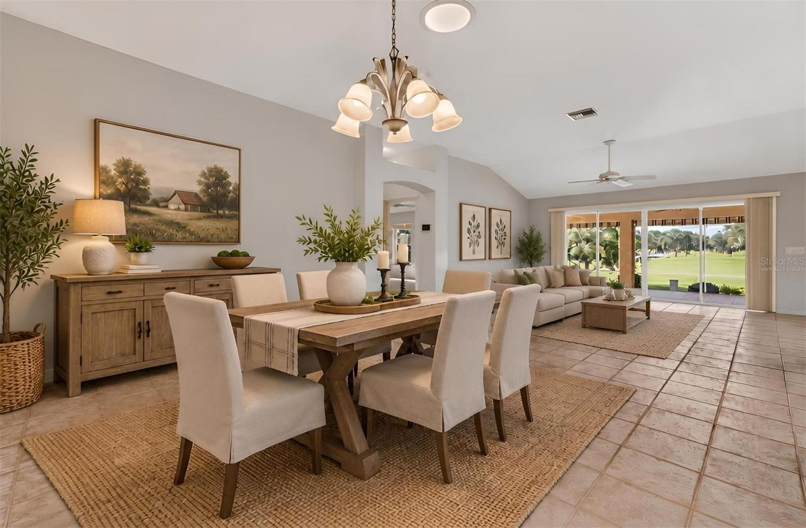 Living and Dining Rooms-Virtually Staged