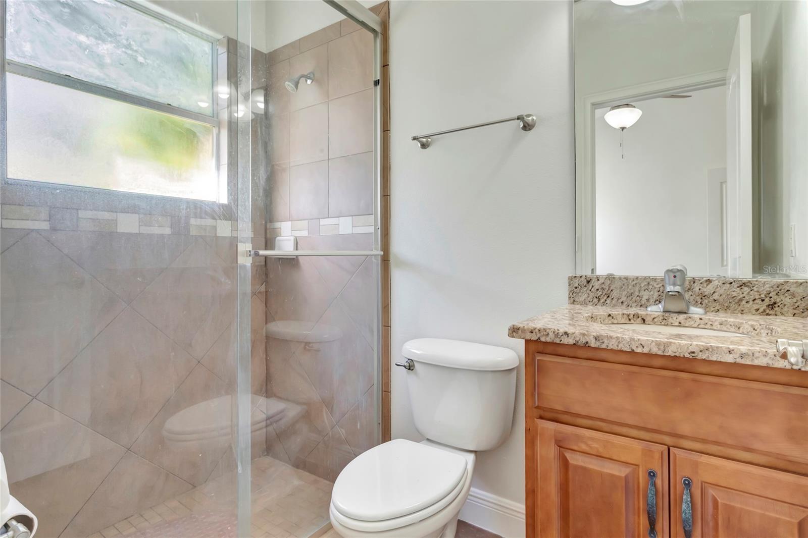 Secondary Bathroom has its own private bathroom