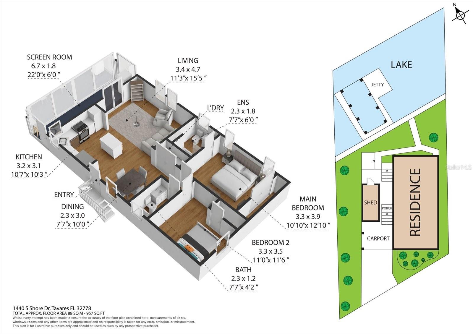 1440 S SHORE DRIVE, Tavares, FL 32778