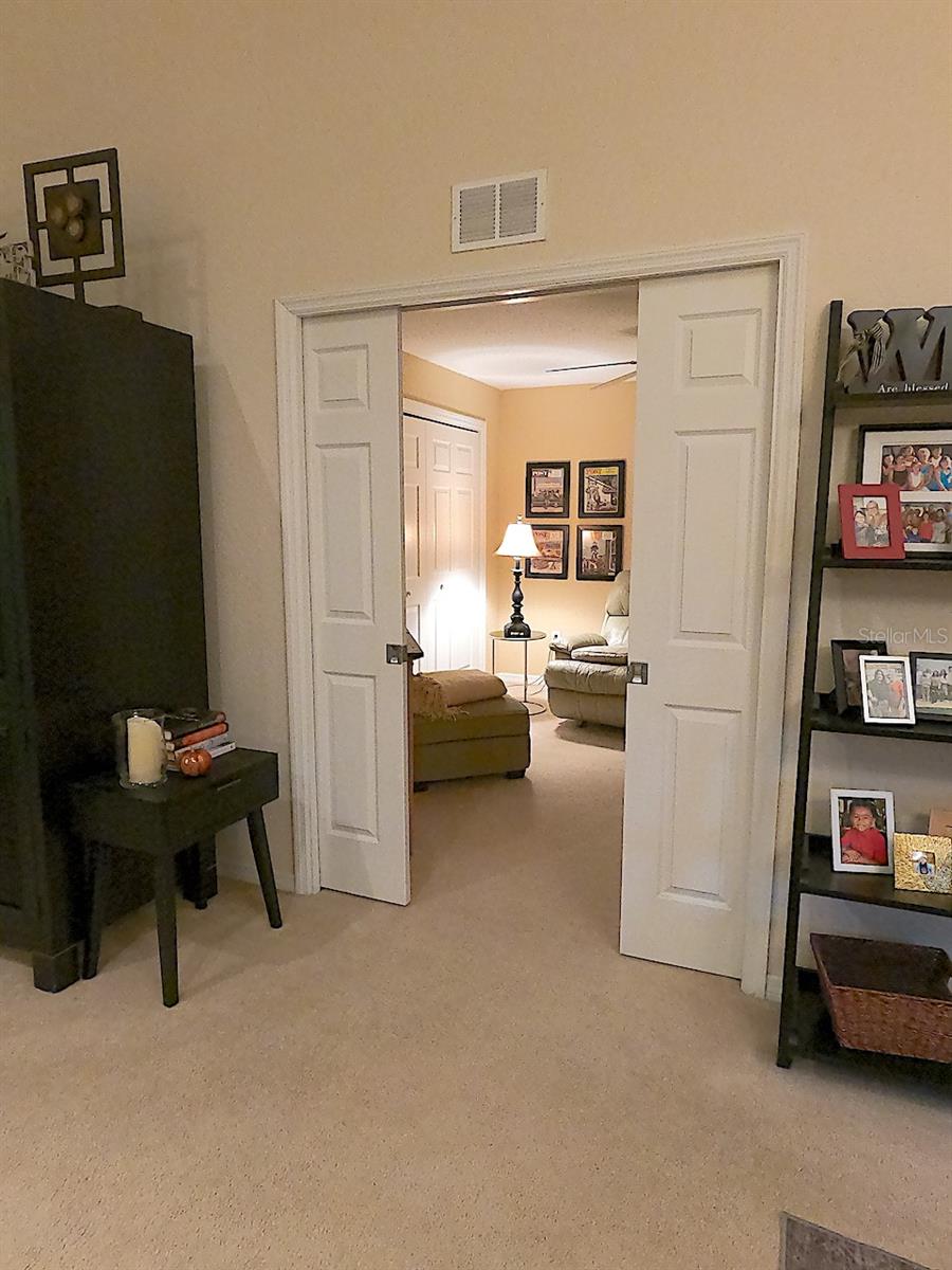 Bedroom 3 pocket doors