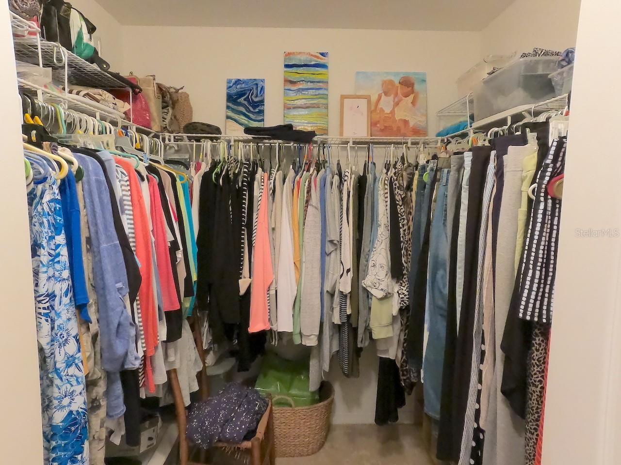1 of 2 Master closet