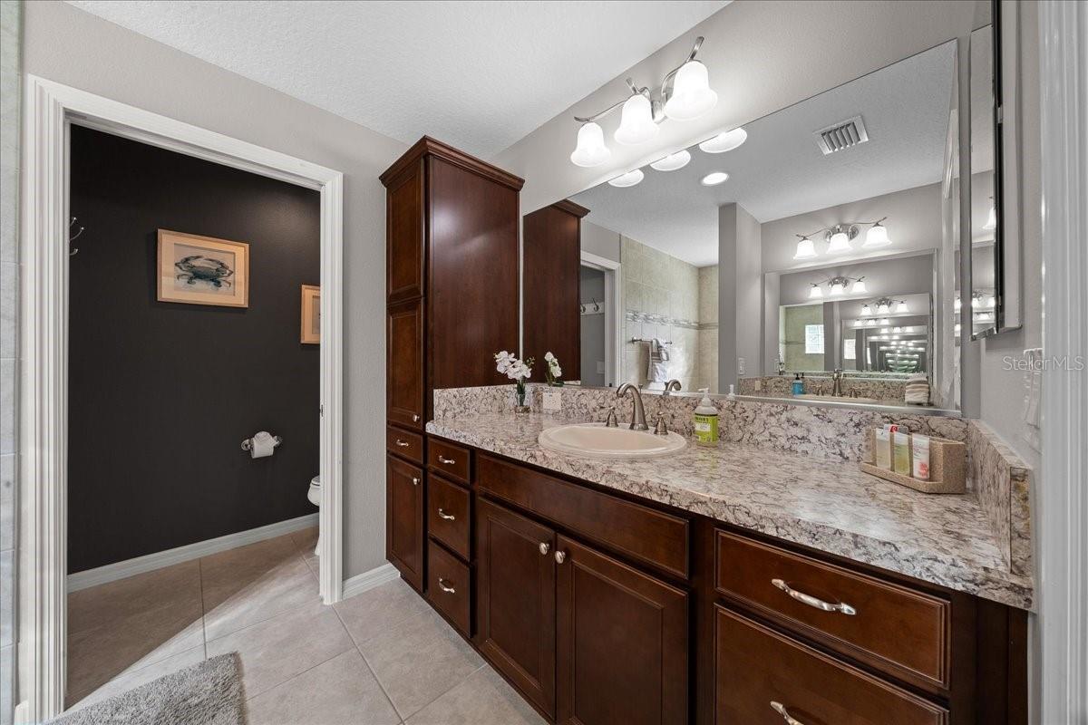 Water Closet with Pocket Door