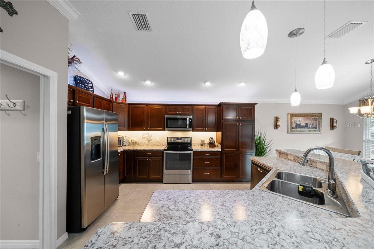 Over Cabinet Lighting in Kitchen