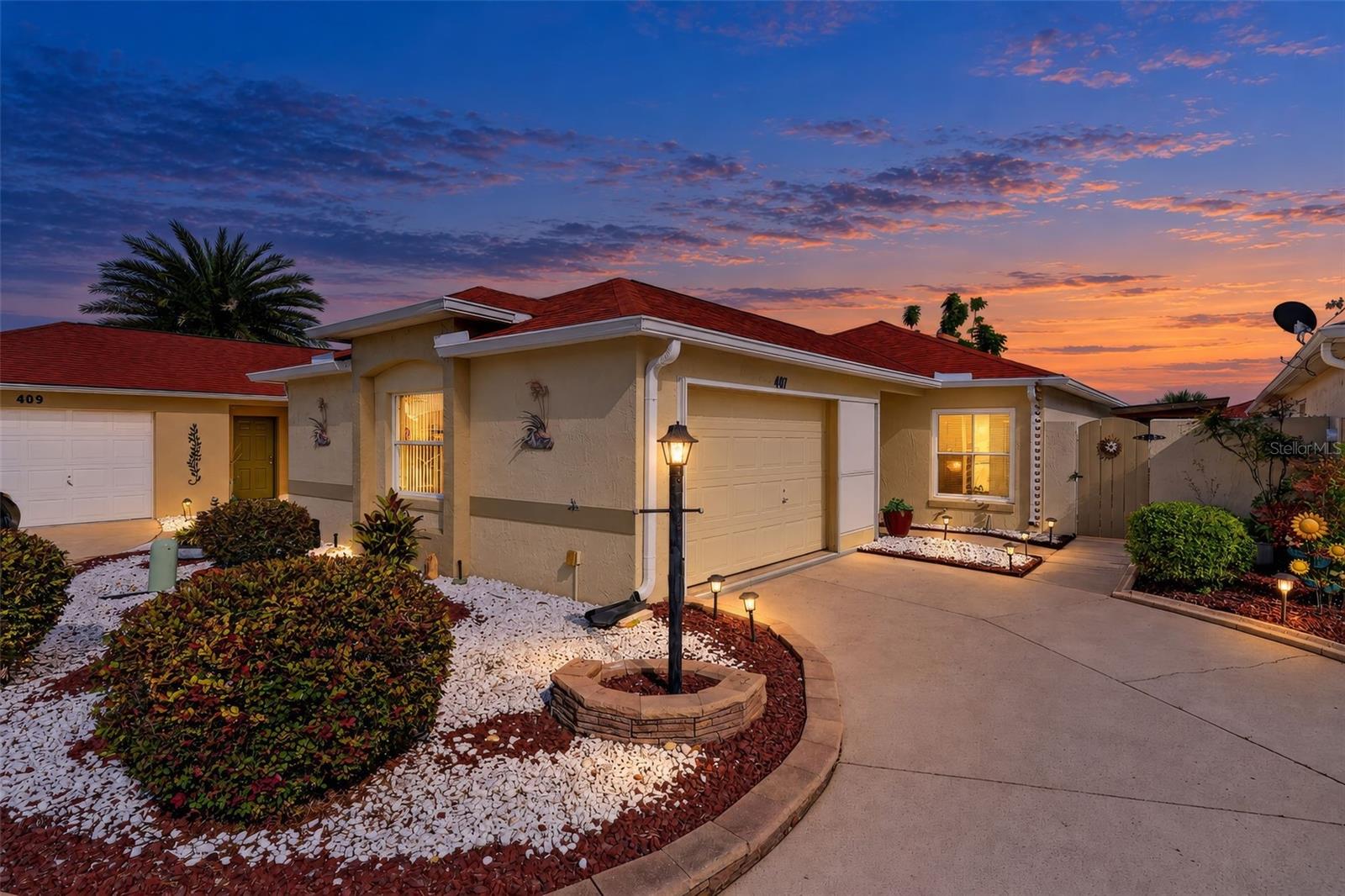 Twilight Front Elevation Twilight Front Elevation