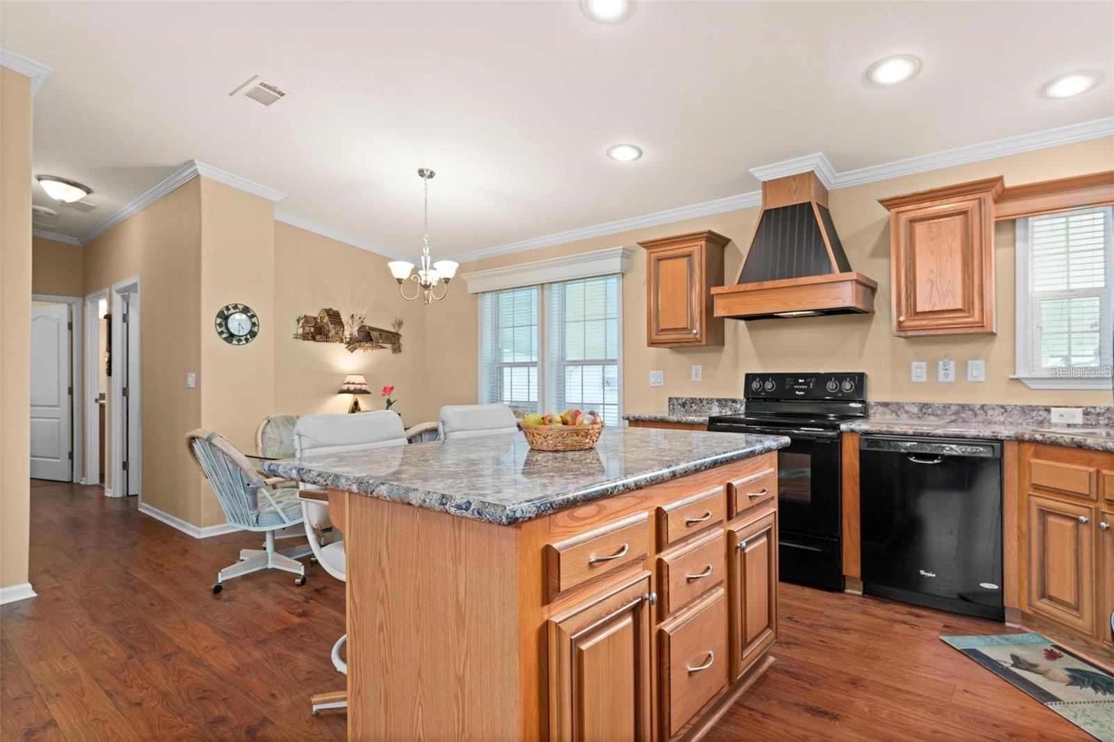 Kitchen island storage