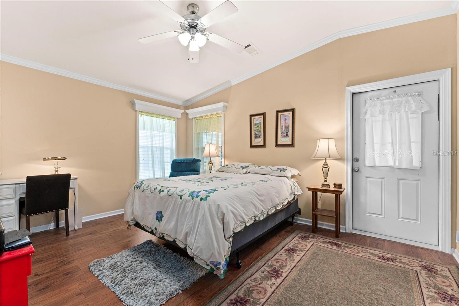 Primary bedroom Florida room access