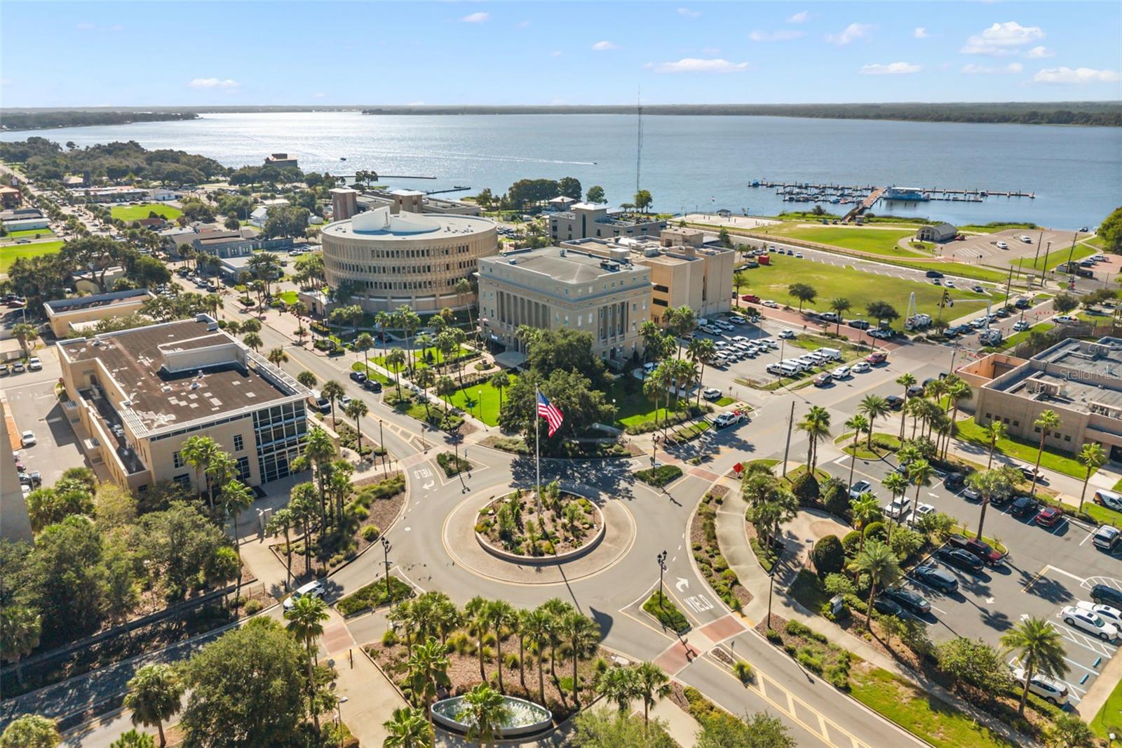 Downtown Tavares - Deer Island in far distance