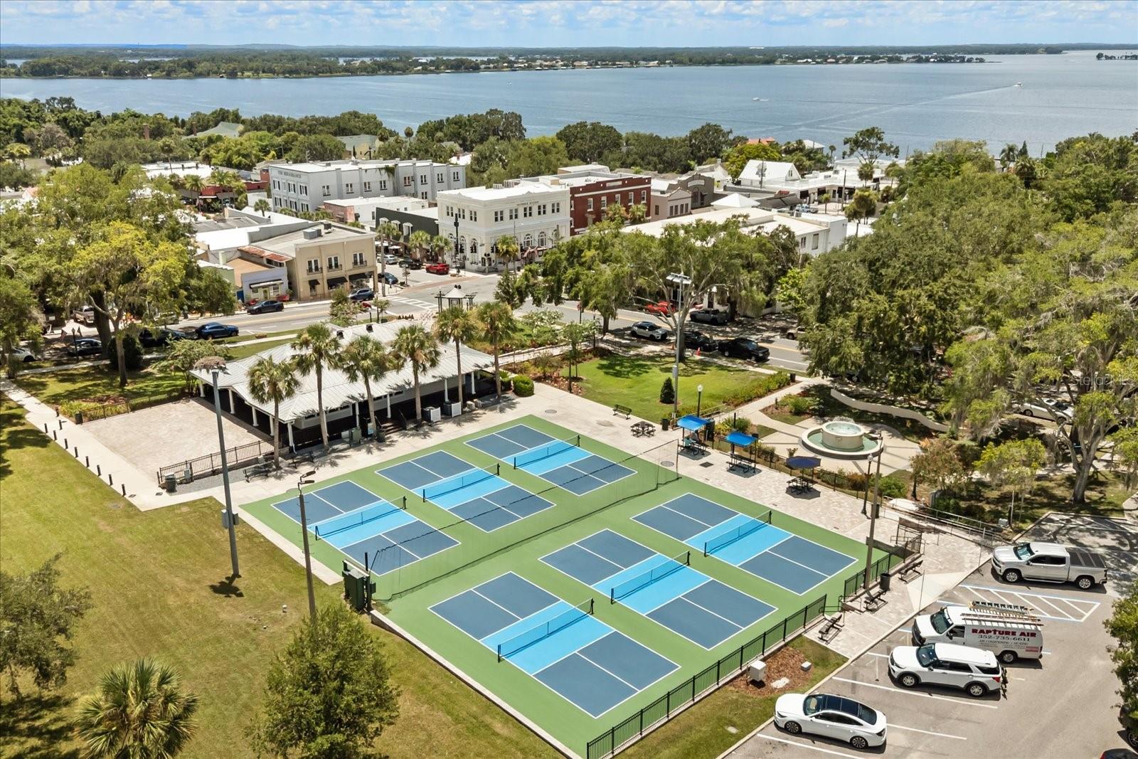 Downtown Mount Dora - Deer Island in distance