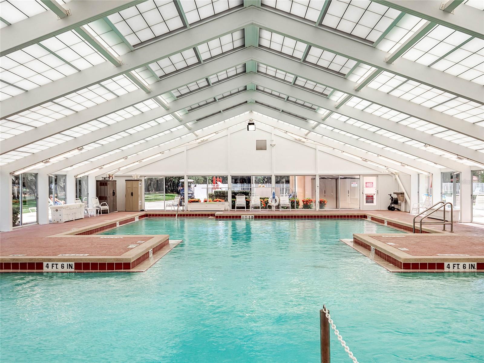Indoor heated pool for year-round enjoyment