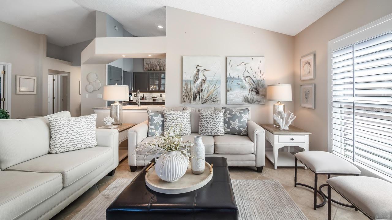 Living Room Shutters Throughout