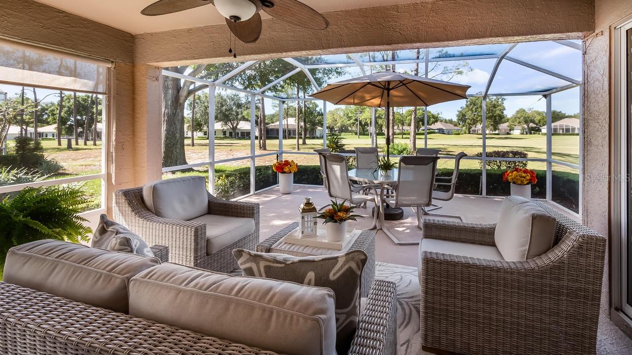 Lanai Overlooking the Golf Course