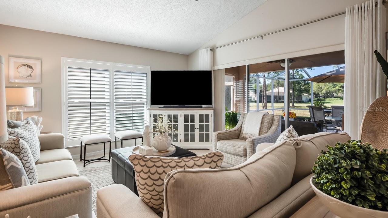 View of Golf Course from the Living Room