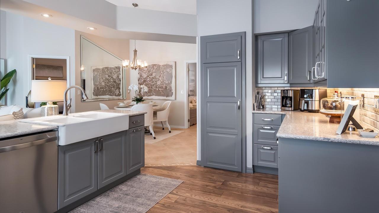 Kitchen With Farm Sink