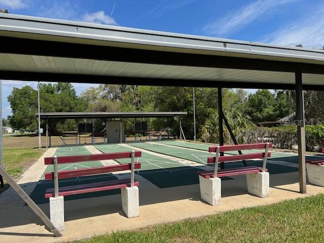 Another view of Shuffleboard Courts